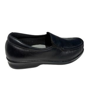 SAS Women's Shoes Size 8 Twin Black Leather Slip-On Comfort Loafers Walking